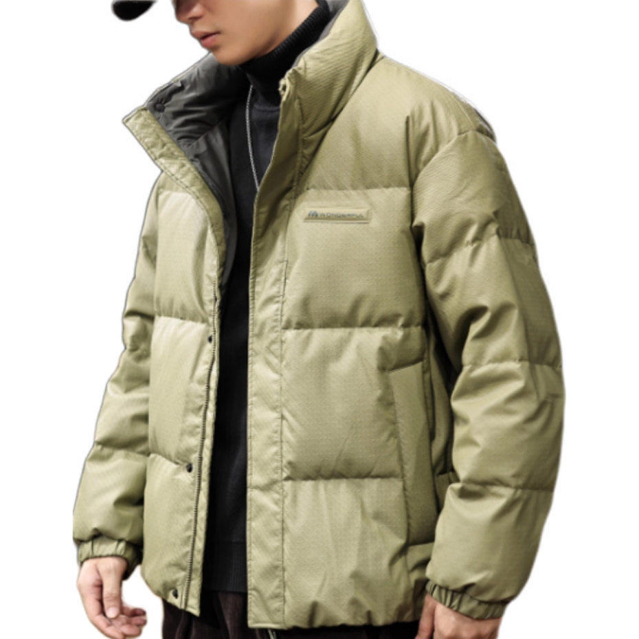 推荐商品：威纳派 美式亲肤保暖防风羽绒服 TH-45488802 橄榄绿