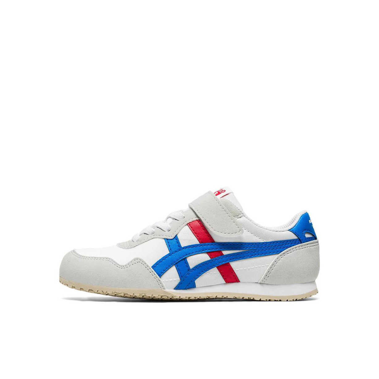 推荐商品：Onitsuka Tiger Serrano 经典休闲 轻便透气 防滑耐磨 舒适 百搭运动 童鞋 小童/白色/蓝色/红色