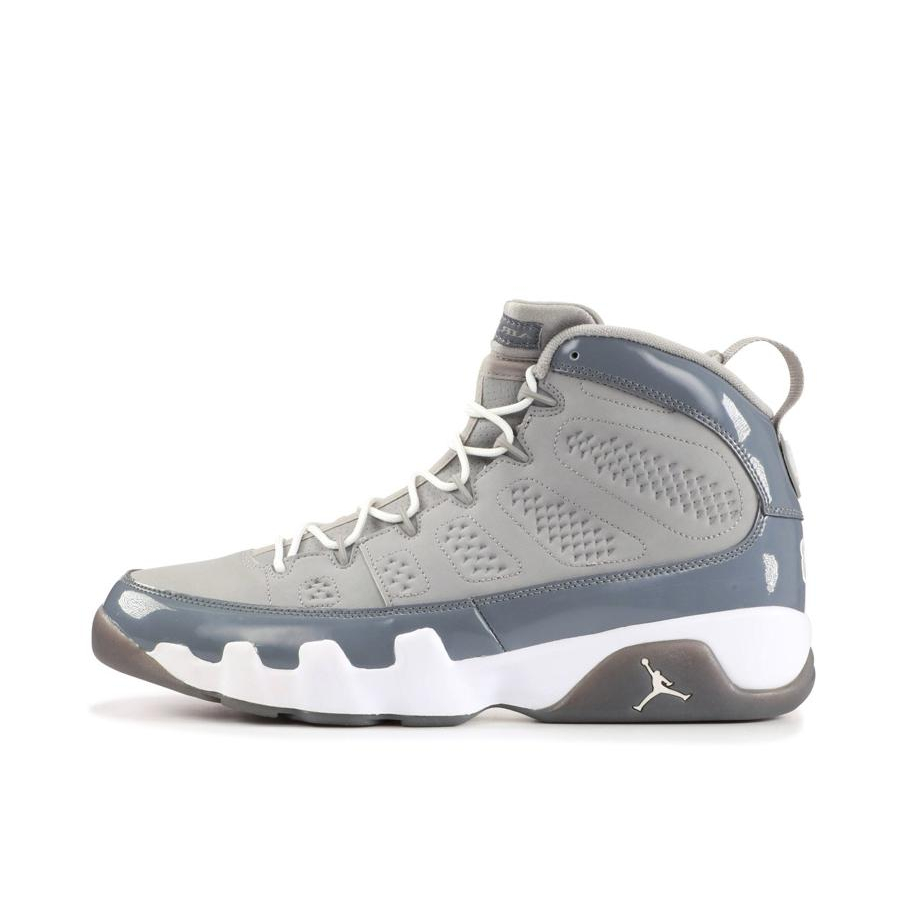 推荐商品：Air Jordan 9 运动休闲鞋 复古百搭减震透气舒适轻便防滑耐磨支撑合成革包裹性 Cool Grey 酷灰色