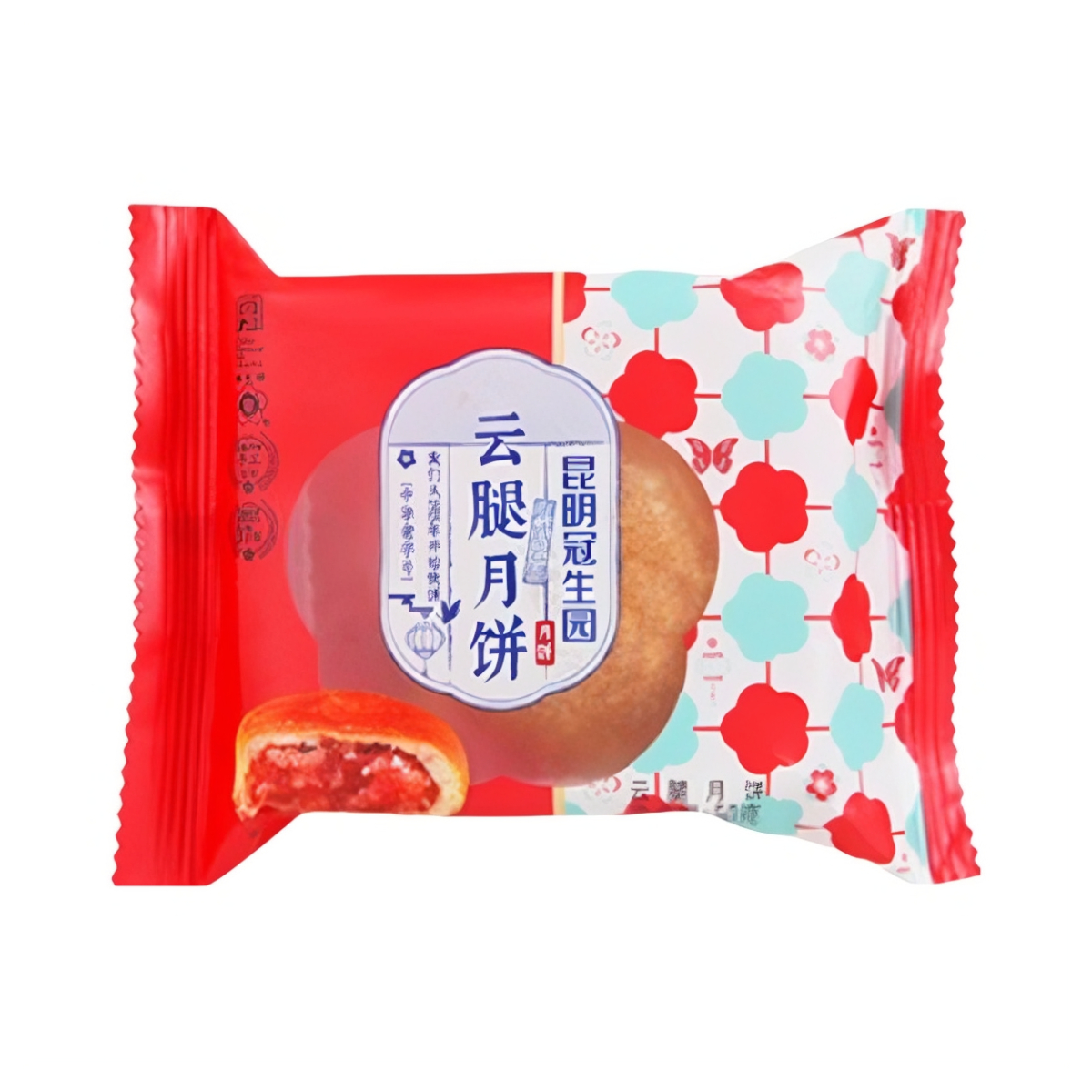 推荐商品：梅花牌 云腿月饼 包装 80g