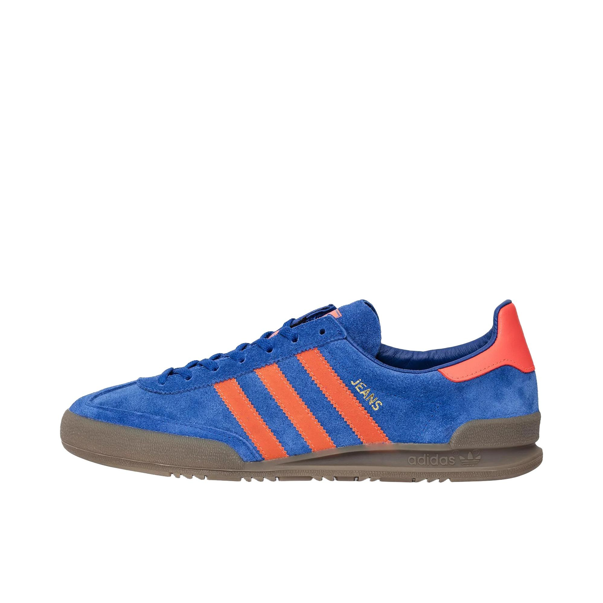 推荐商品：adidas Originals Originals Jeans 板鞋 舒适轻便防滑耐磨透气 蓝色/橙色