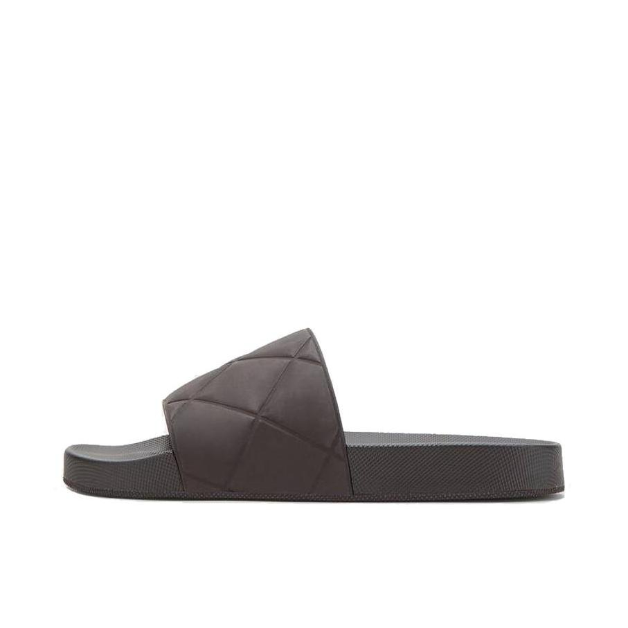 Bottega Veneta 菱形压纹橡胶平底 拖鞋 640050V00P01000