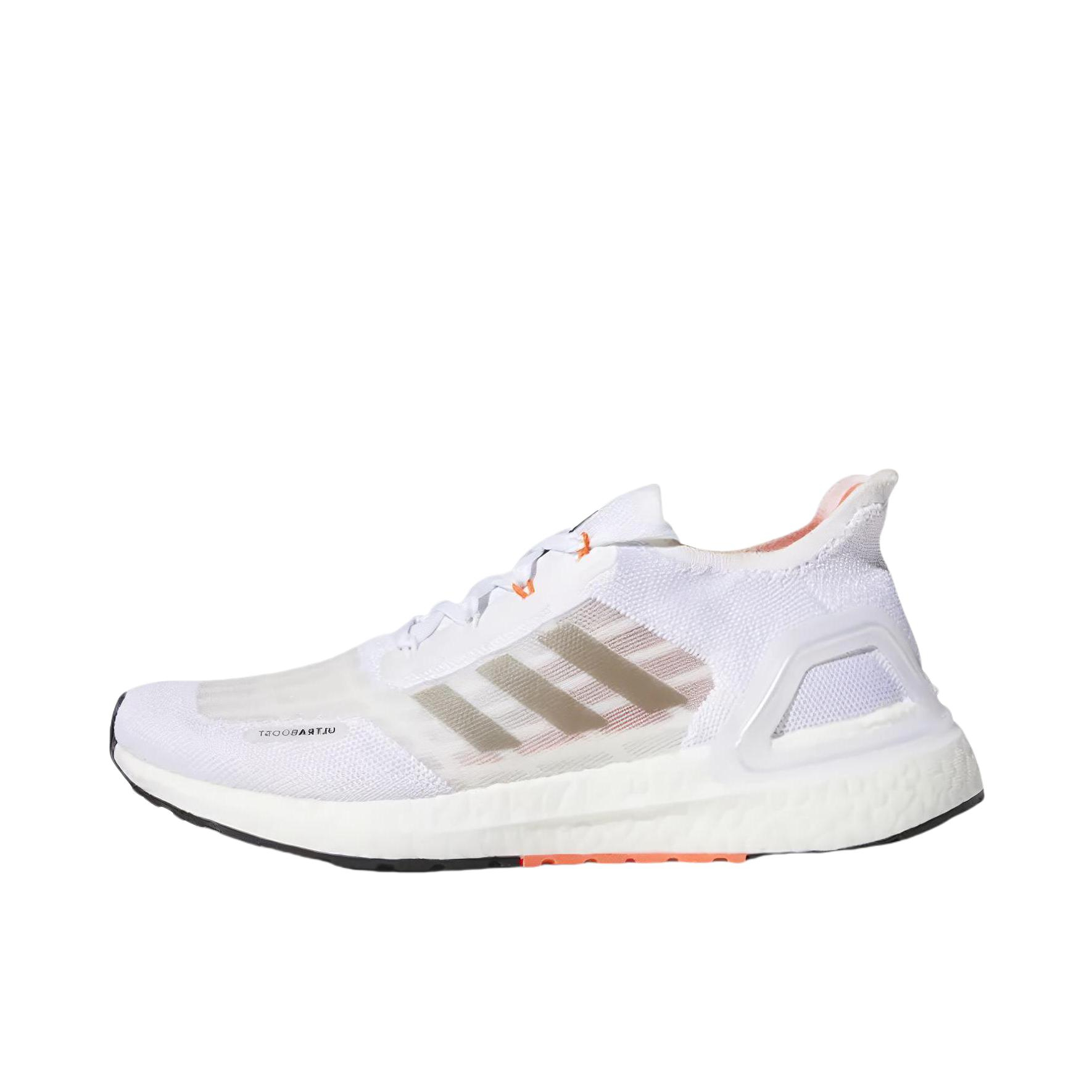 推荐商品：adidas UltraBoost S.Rdy 跑鞋 防滑耐磨舒适轻便透气织物圆头抗扭转 大童/白色/黑色/红色