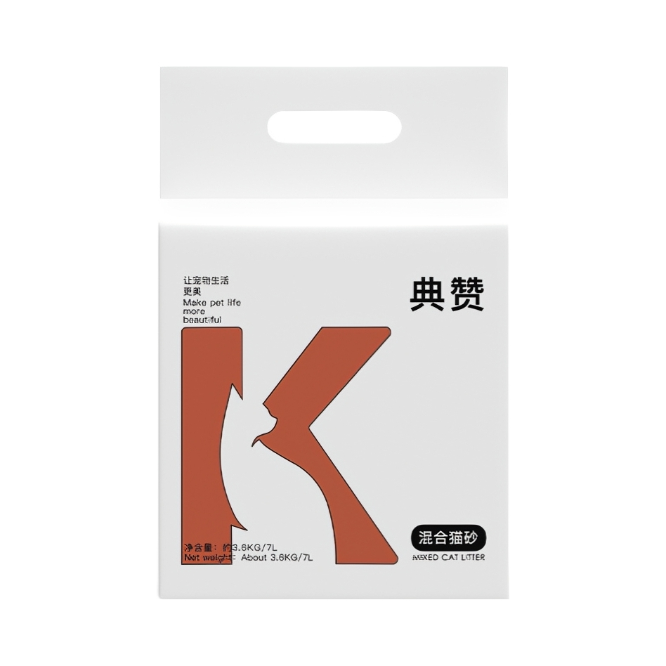 推荐商品：KUDOSPET/典赞 豆腐膨润土混合猫砂低尘强除臭小颗粒