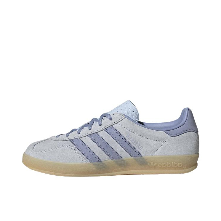推荐商品：adidas Originals Gazelle T头鞋 德训鞋 板鞋 轻便复古薄底舒适百搭减震耐磨贴合圆头 女款/浅蓝色