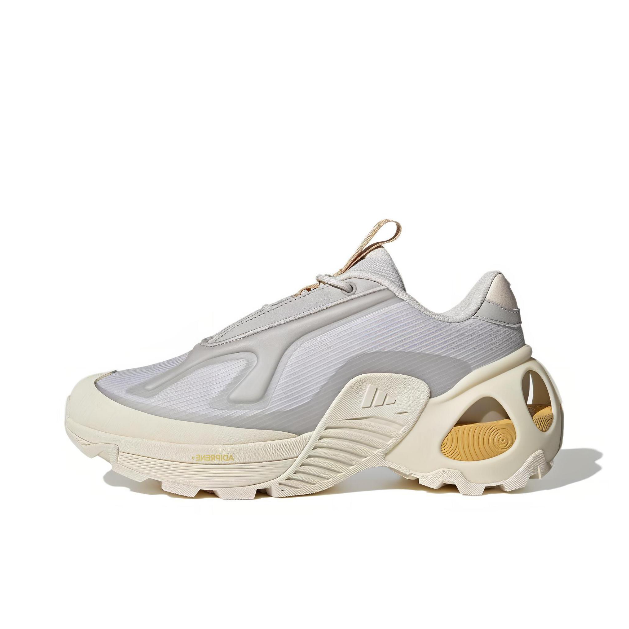 推荐商品：adidas Wonder Runner 跑鞋 轻机甲透气增高织物合成革长跑训练 灰色/棕色