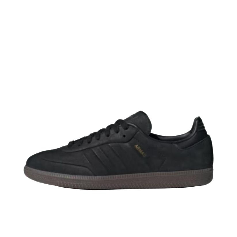 推荐商品：adidas Originals Samba OG T头鞋 板鞋 经典复古舒适百搭耐磨合成革圆头薄底贴合 黑色/棕色