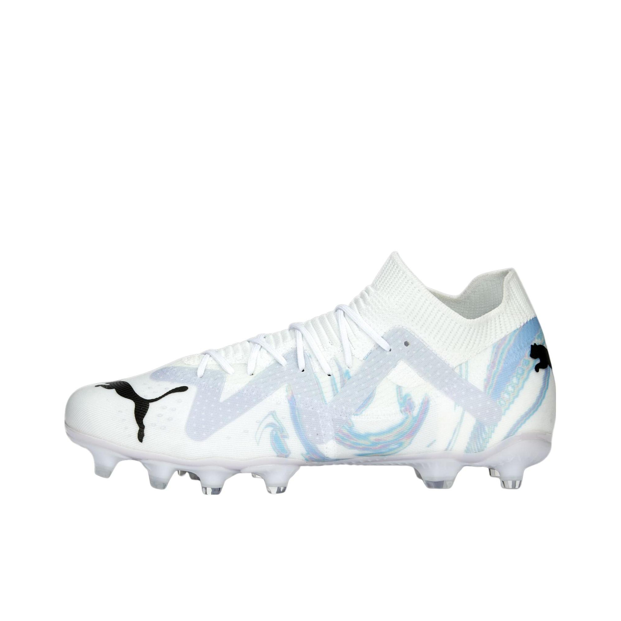 推荐商品：Puma/彪马 Future Match FG/AG 减震 防滑耐磨 胶质长钉 支撑 圆头 足球鞋 钉鞋 白色/蓝色