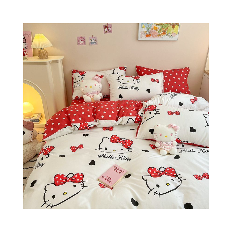 推荐商品：GEISEI/婕西 小清新系列 水洗棉 四件套