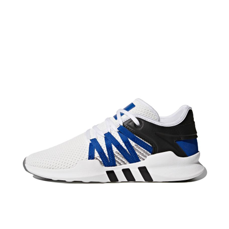 推荐商品：adidas EQT Racing ADV 网面透气 缓震 防滑耐磨 轻便舒适 复古百搭 跑鞋 White/Blue/Black 白蓝色