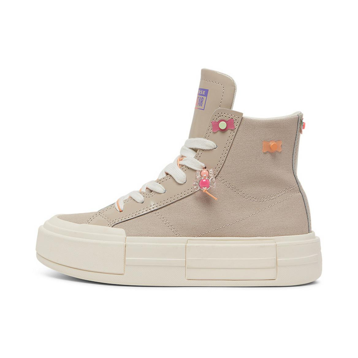 推荐商品：Converse/匡威 All Star Cruise 帆布鞋 防滑耐磨舒适轻便厚底时尚简约百搭 灰色