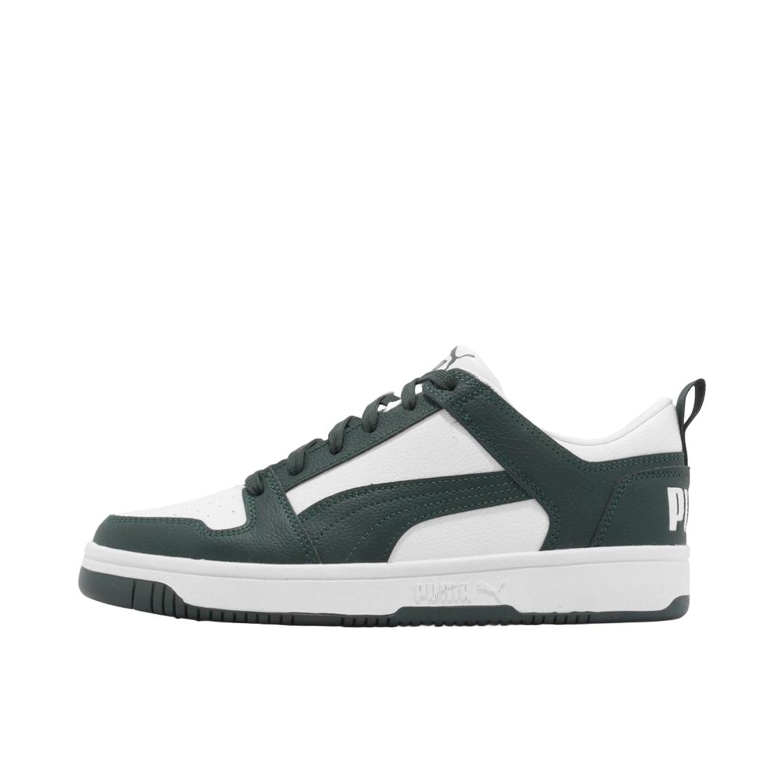 推荐商品：Puma/彪马 Rebound LayUp 小白鞋 板鞋 休闲百搭复古防滑耐磨轻松舒适透气防水运动 绿白色