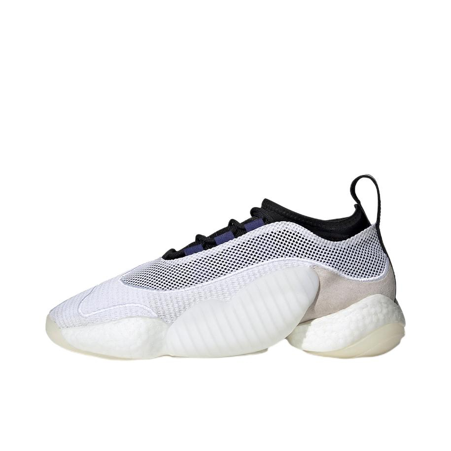推荐商品：adidas Crazy BYW 2 Boost 运动休闲鞋 舒适缓震防滑圆头时尚百搭实战 White/Black/Purple 白色