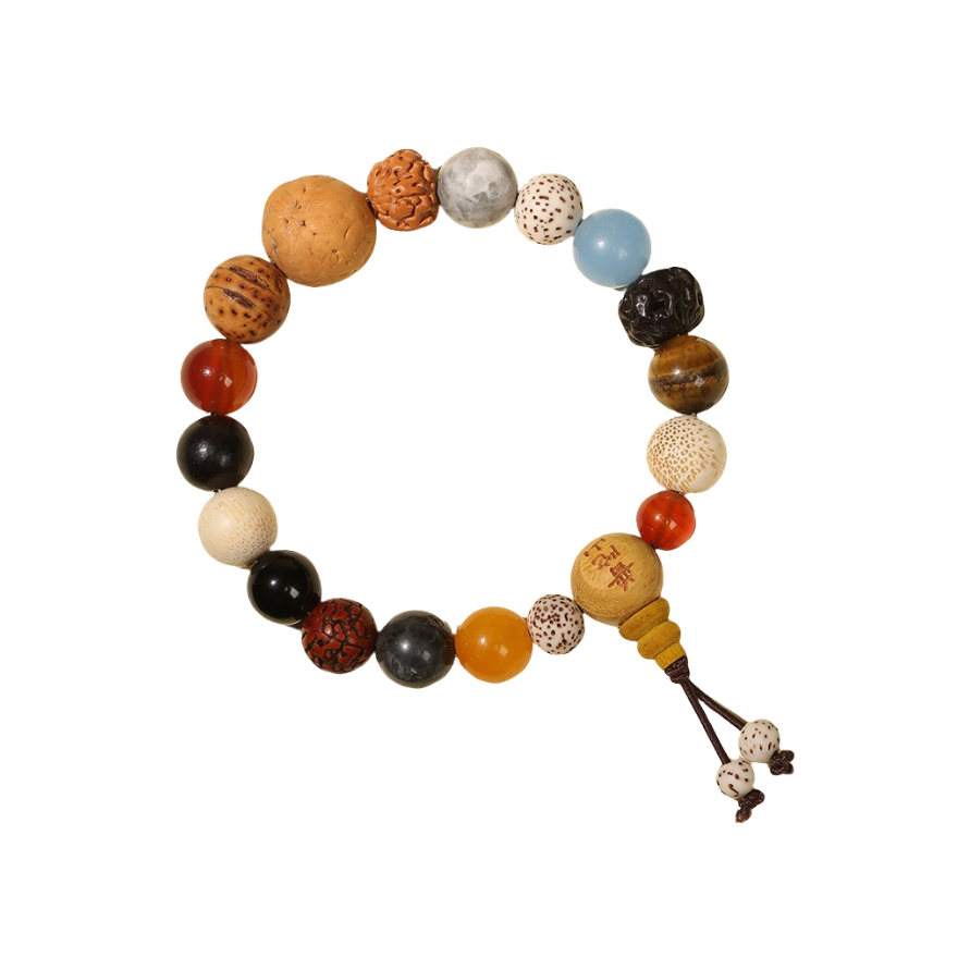 推荐商品：普陀山 十八籽多宝菩提盘玩手串 LYG-A9