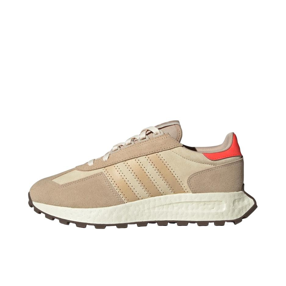 推荐商品：adidas Originals RETROPY E5 跑鞋 缓震透气复古 浅土黄/卡其棕/橘色