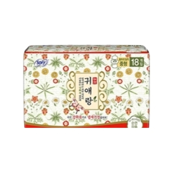 推荐商品：贵艾朗 中草药日用纯棉卫生巾