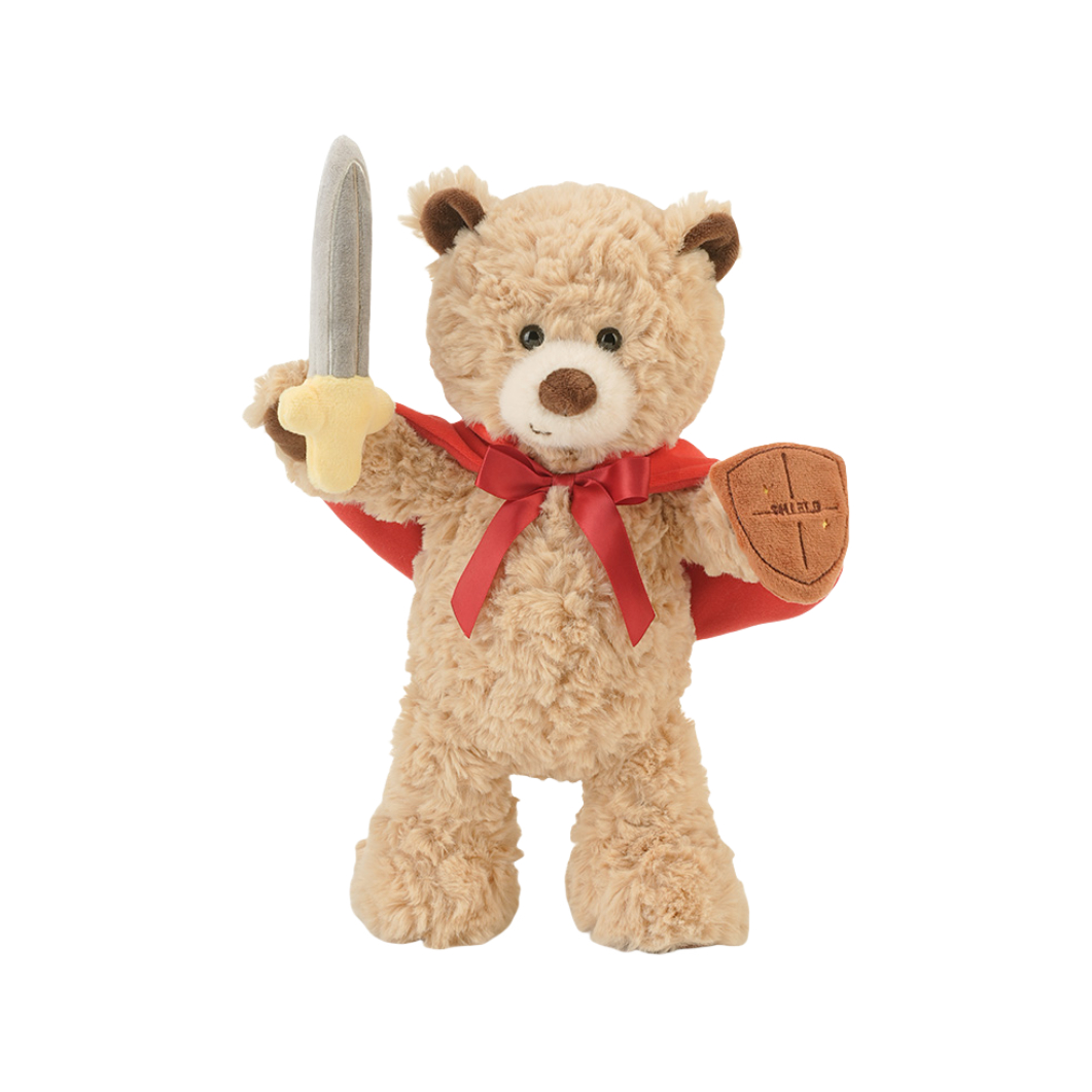 推荐商品：HUGS ABY/抱抱宝贝 勇士小熊 毛绒玩具