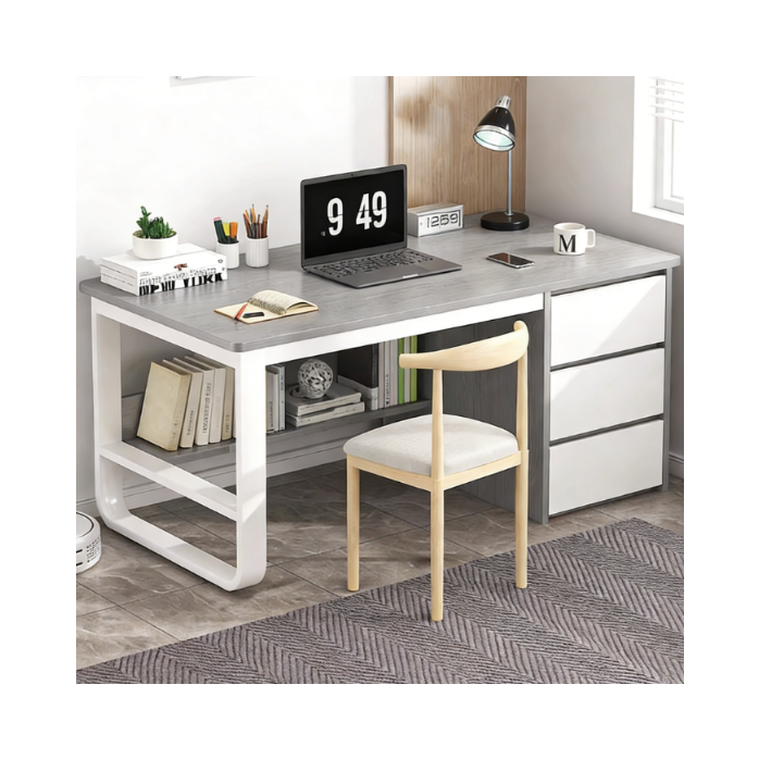 推荐商品：繁鹏 时尚款 现代简约 密度板 储物 电脑桌 D-A44