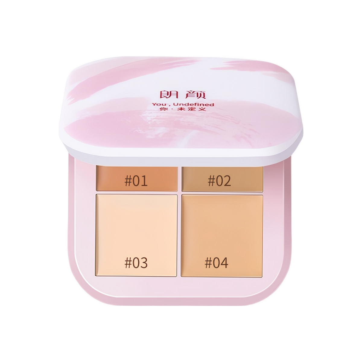 推荐商品：朗颜 遮盖斑点痘印四色遮瑕盘 4.5g 眼袋提亮