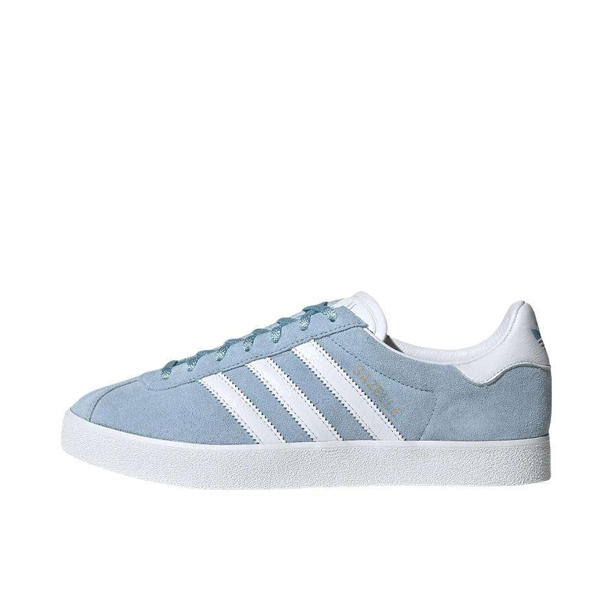 推荐商品：adidas Originals Gazelle T头鞋 德训鞋 板鞋 轻便复古薄底舒适百搭减震耐磨贴合圆头 男款/蓝色/白色