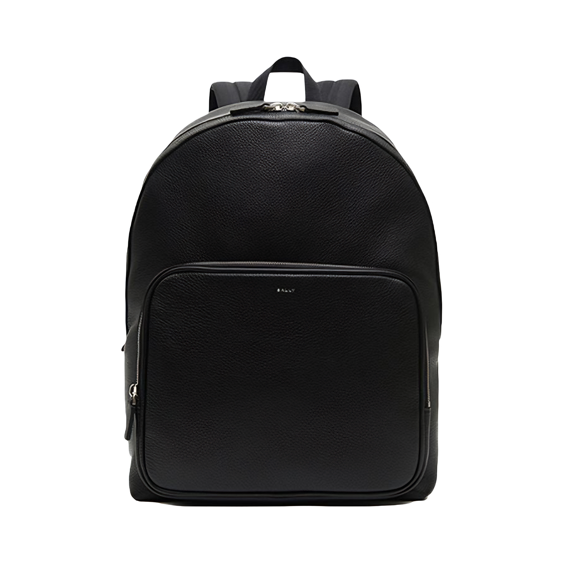 推荐商品：BALLY/巴利 大号 品牌徽标拉链开合尼龙拼小牛皮双肩包