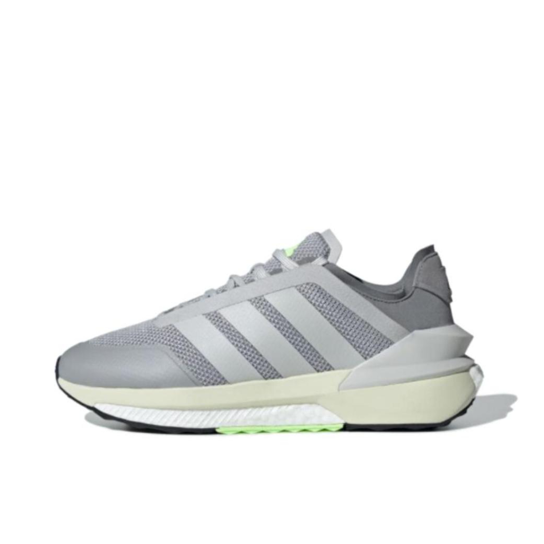 推荐商品：adidas Avryn 跑鞋 缓震耐磨轻便透气防滑回弹 灰色/白色/绿色