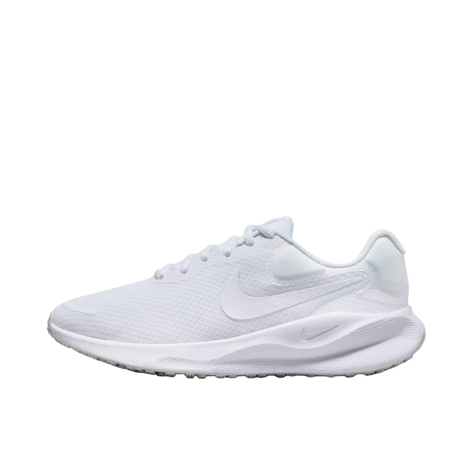 推荐商品：Nike Revolution 7 跑鞋 舒适百搭耐磨透气减震休闲运动支撑训练轻便易穿脱 女款/白色