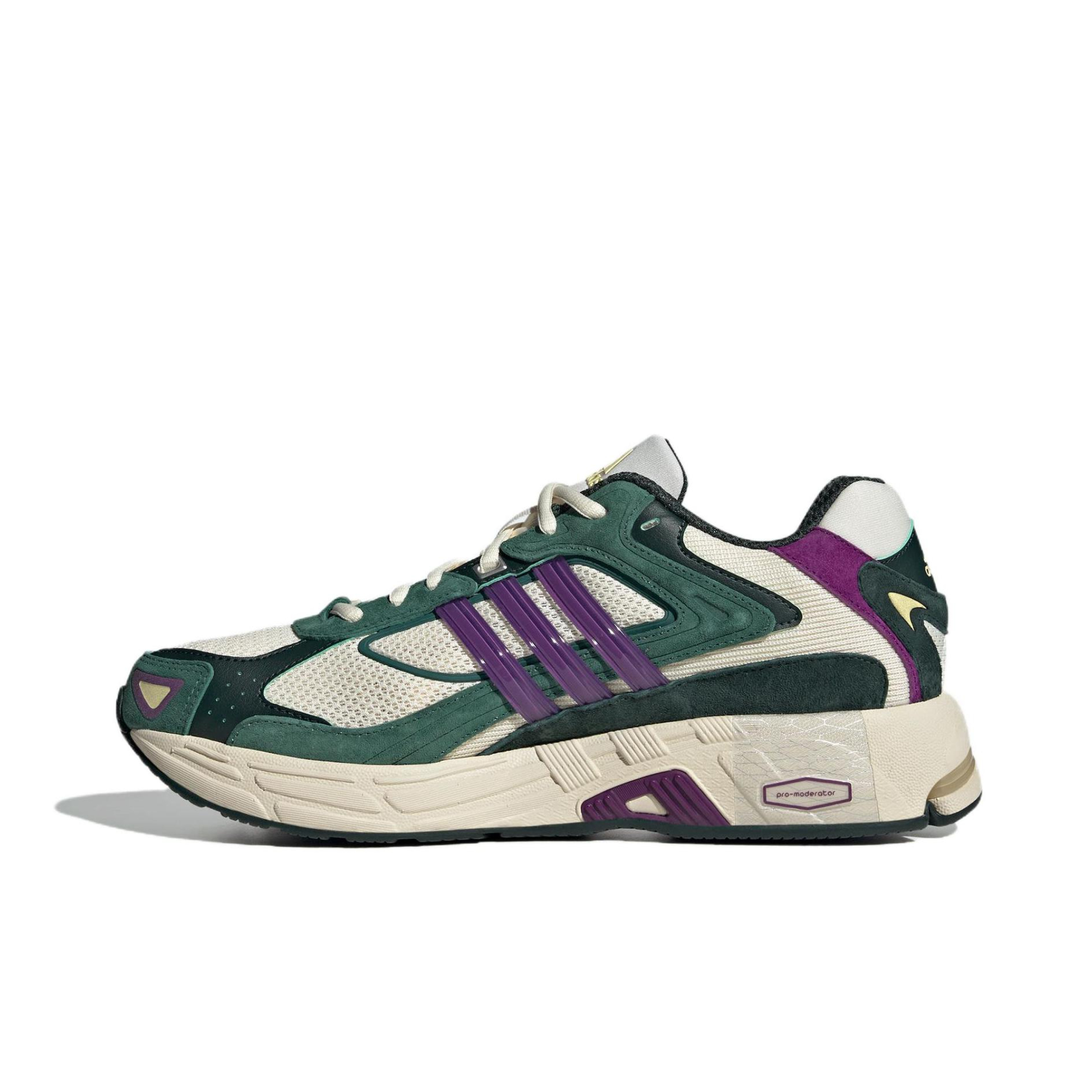 推荐商品：adidas Originals Response CL 防滑耐磨 舒适缓震 织物网面 复古 运动休闲鞋 老爹鞋 白色/绿色/紫色