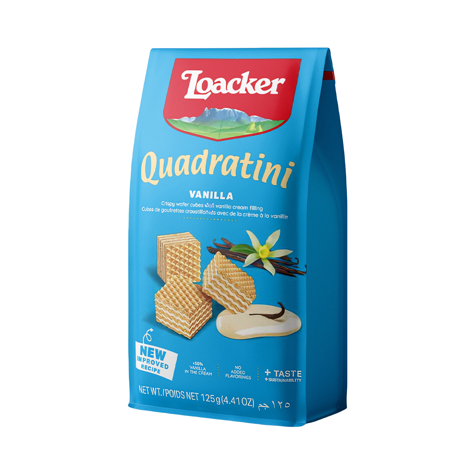 推荐商品：Loacker/莱家 粒粒装威化饼干 香草味 125g 袋装