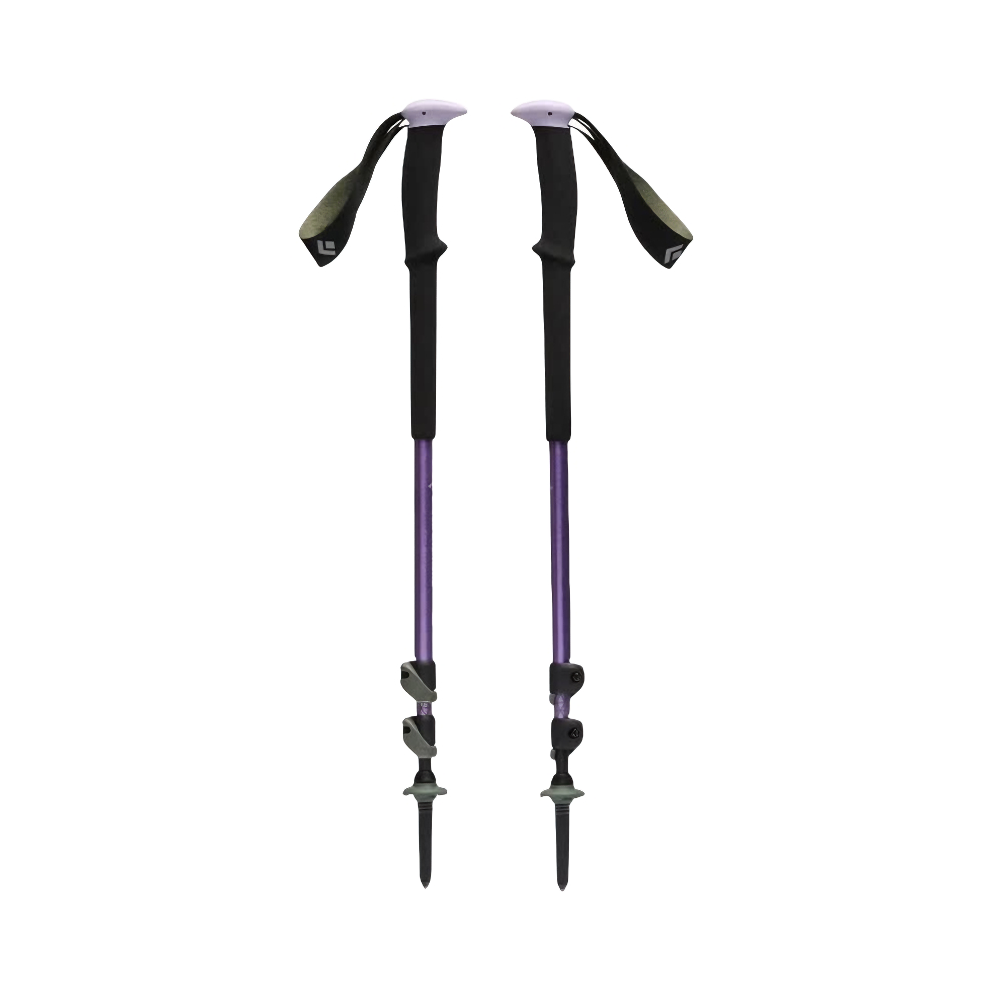 推荐商品：Black Diamond/黑钻 铝合金 可调节 耐用 平稳 坚固 徒步 伸缩 登山杖 110045