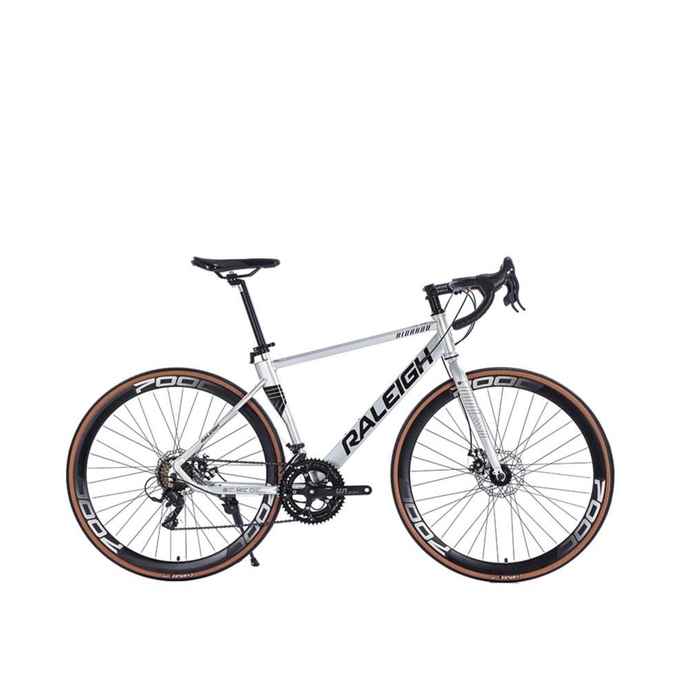 推荐商品：RALEIGH 骁龙 禧玛诺 多速别 高碳钢 竞速 内走线 公路车