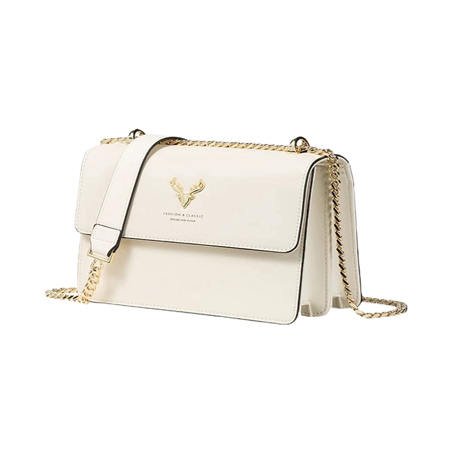 推荐商品：LOLLiPOPS/法国棒棒糖 潮流款鹿头链条斜挎单肩包 