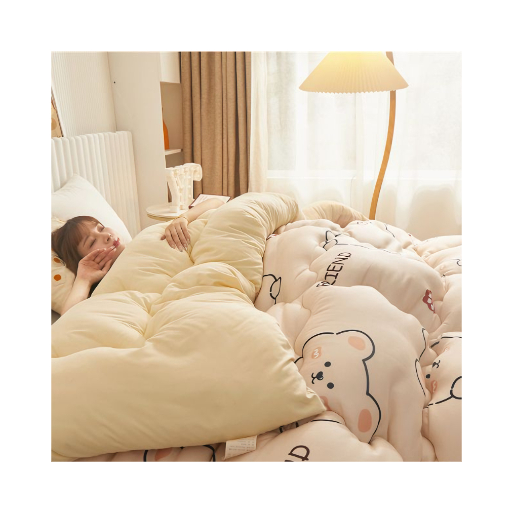 推荐商品：妮惠莱 C类 升级款 涤纶被面 化纤被 加厚冬被