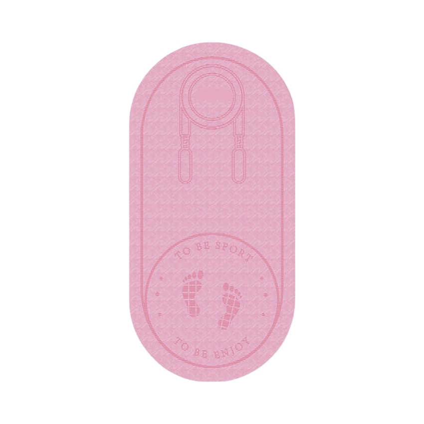 推荐商品：mysports 纯色 加厚 防滑 静音 瑜伽垫 TPE140-66