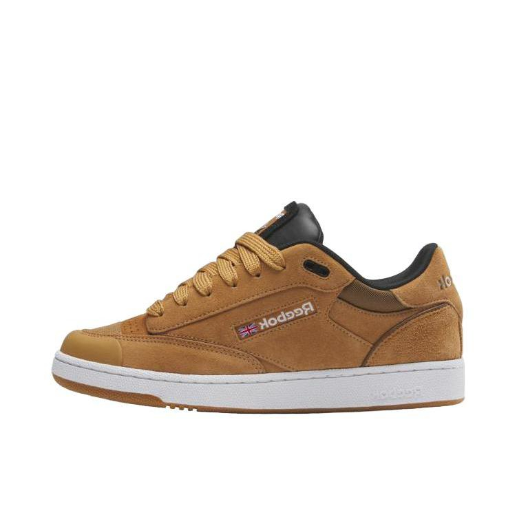 推荐商品：Reebok/锐步 Club C BULC 运动休闲鞋 面包鞋 防滑耐磨舒适透气减震百搭简约时尚潮流美式包裹性复古 棕色