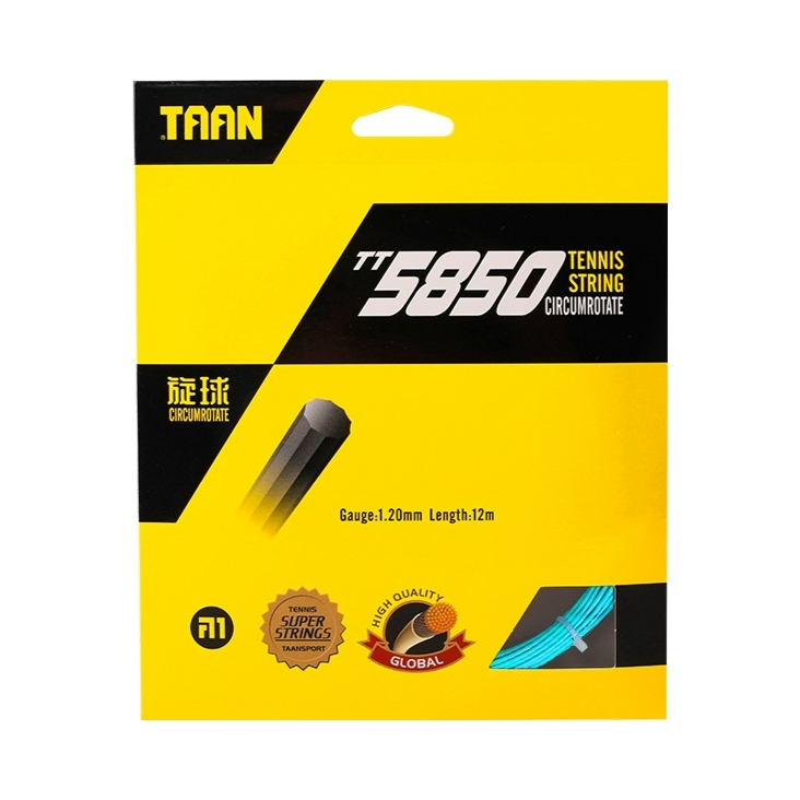 推荐商品：TAAN/泰昂 尼龙纤维 高聚合 专业级 控球 旋球 耐打 高弹性 网球拍线 TT8600