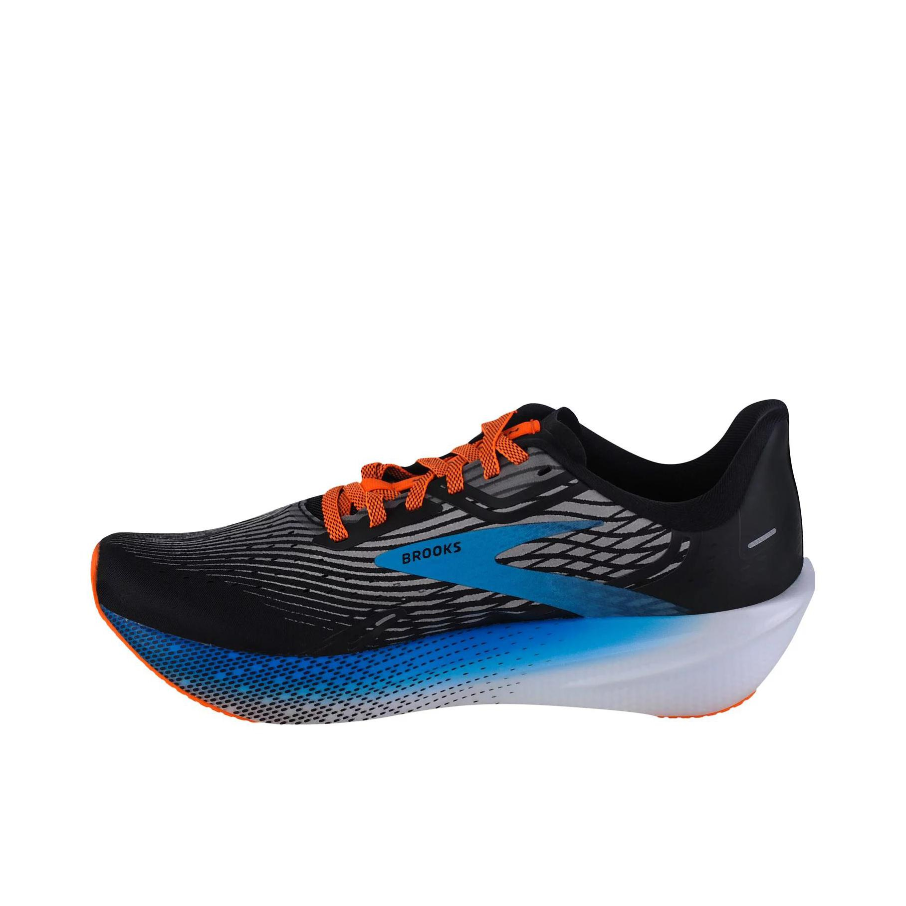 推荐商品：Brooks/布鲁克斯 Hyperion Max烈风 轻量竞速 防滑 耐磨 马拉松 跑鞋 黑色/蓝色
