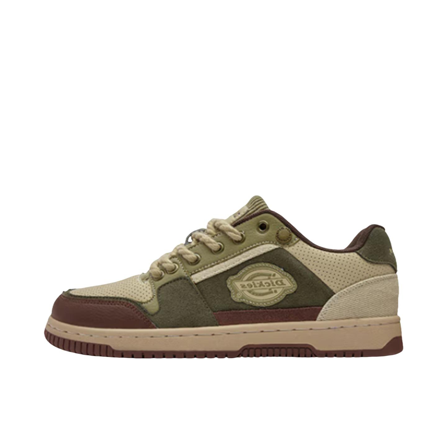 推荐商品：Dickies 板鞋 面包鞋 百搭舒适耐磨港风 251M50LXS36B 棕色/绿色