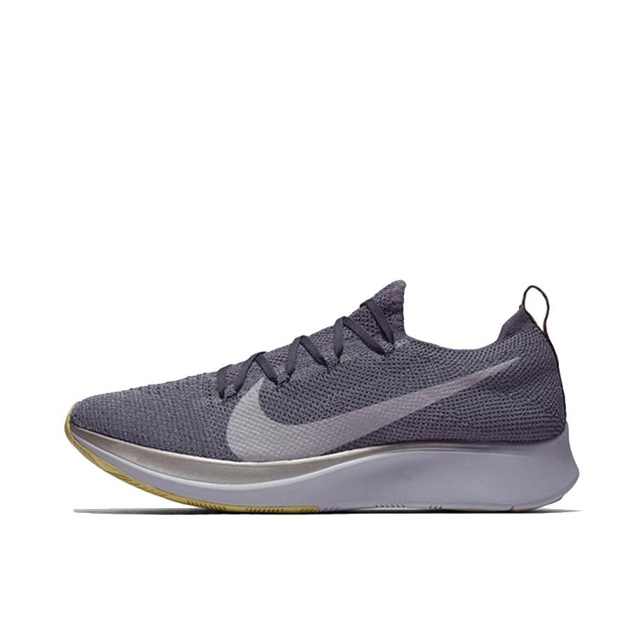 推荐商品：Nike Zoom Fly Flyknit 跑鞋 防滑耐磨舒适透气轻便缓震编织织物气垫泡棉马拉松 Grey/Pewter/Black 浅灰