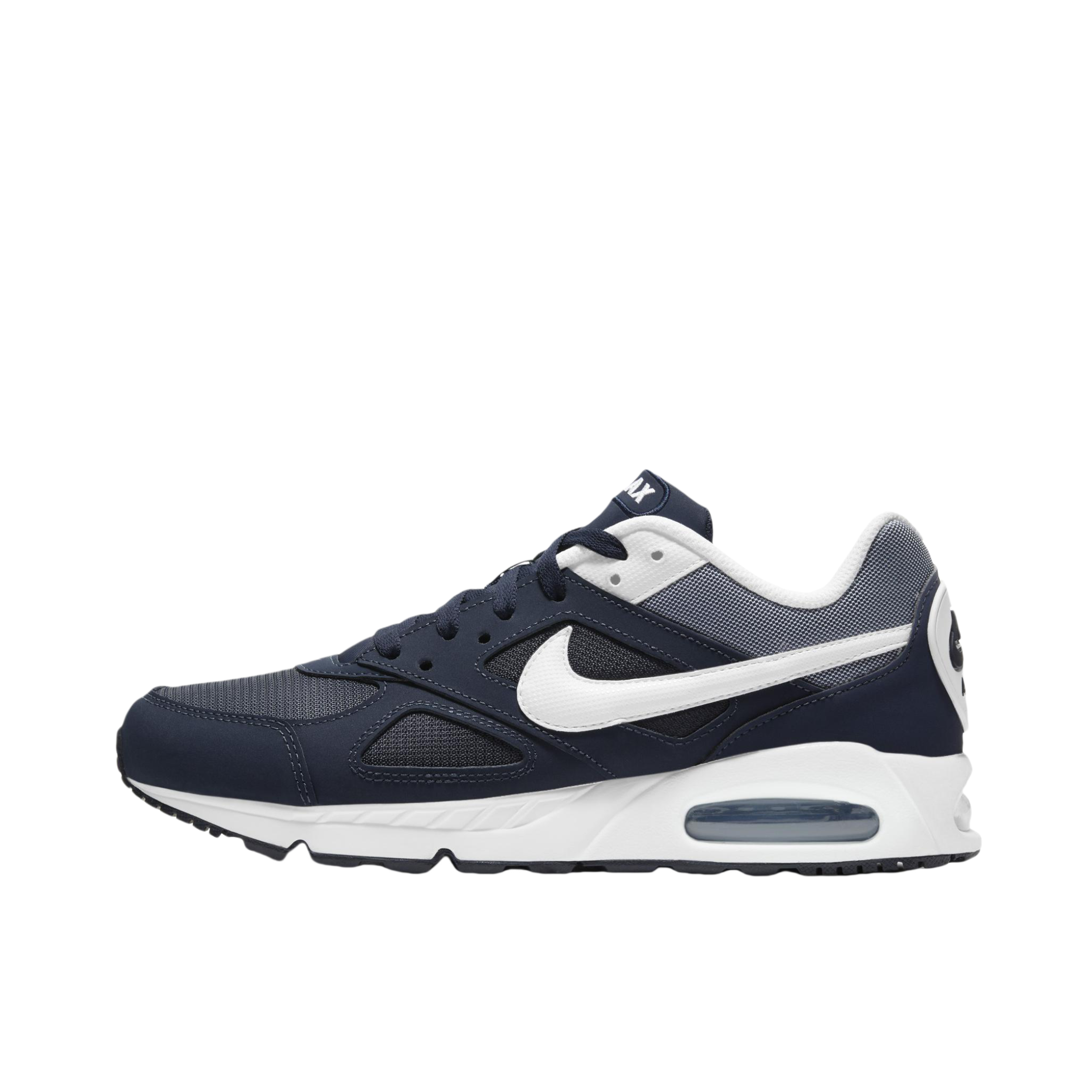 推荐商品：Nike Air Max IVO 跑鞋 缓震轻便透气防滑耐磨复古支撑抓地 深蓝/白色