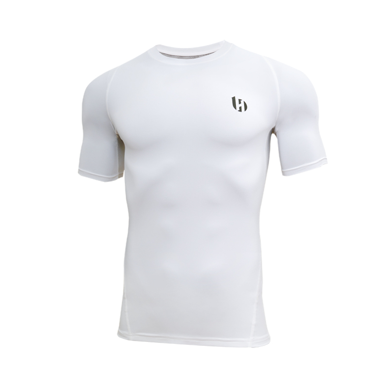 推荐商品：BALLHO 篮球健身跑步训练速干透气弹性运动T恤 SZXP-dx006 白
