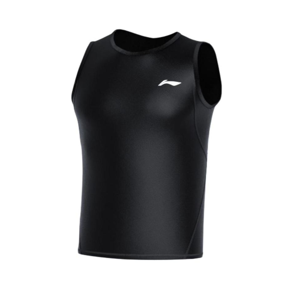 推荐商品：Li Ning/李宁 速干透气圆领泳衣 LNYT587 黑 