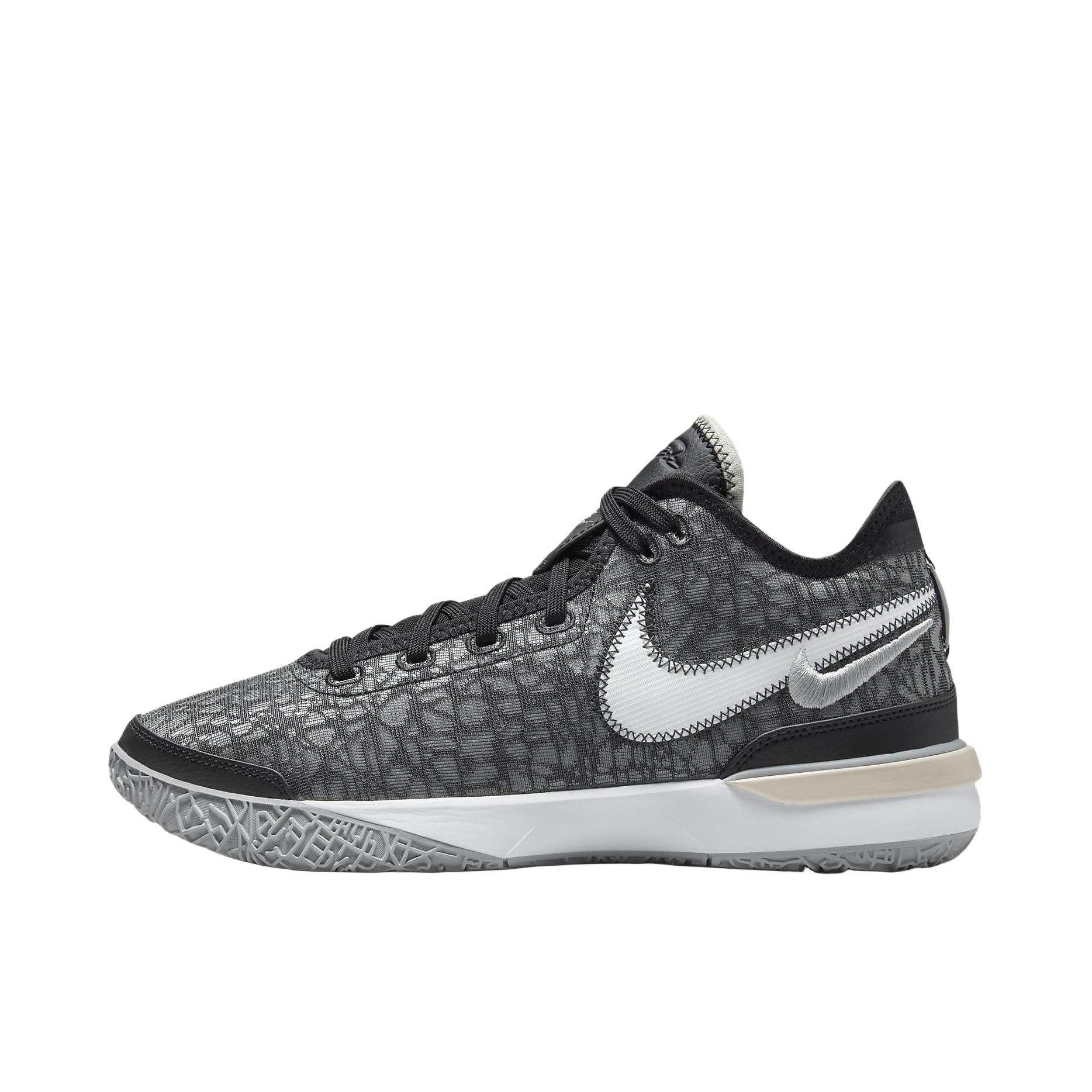 推荐商品：Nike Zoom LeBron NXXT Gen布朗尼一代 篮球鞋 抗扭缓震防滑耐磨透气回弹包裹性训练实战 灰色/黑色