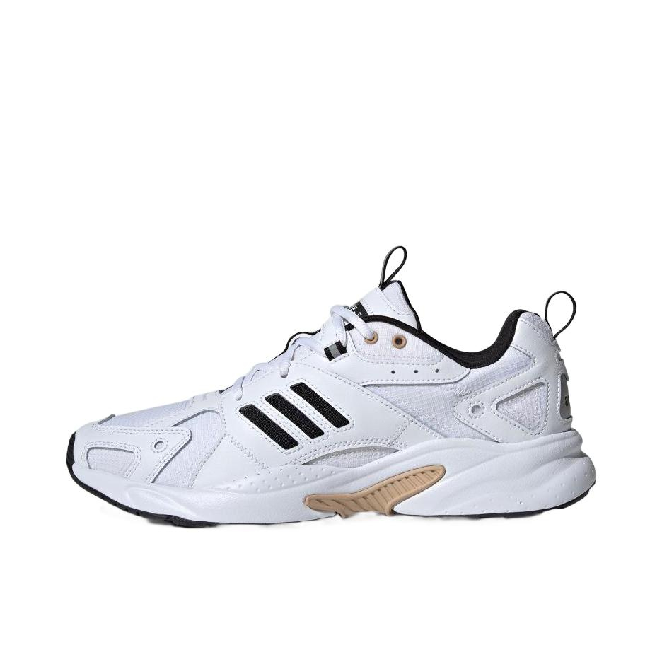 推荐商品：adidas Jz Runner 运动休闲鞋 防滑耐磨潮流复古减震回弹舒适网面透气轻运动 白色/黑色/棕色