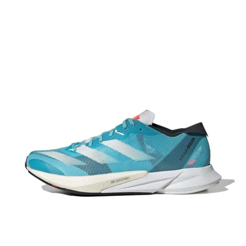 推荐商品：adidas Adizero Adios 8 跑鞋 缓震回弹马拉松 女款/蓝色