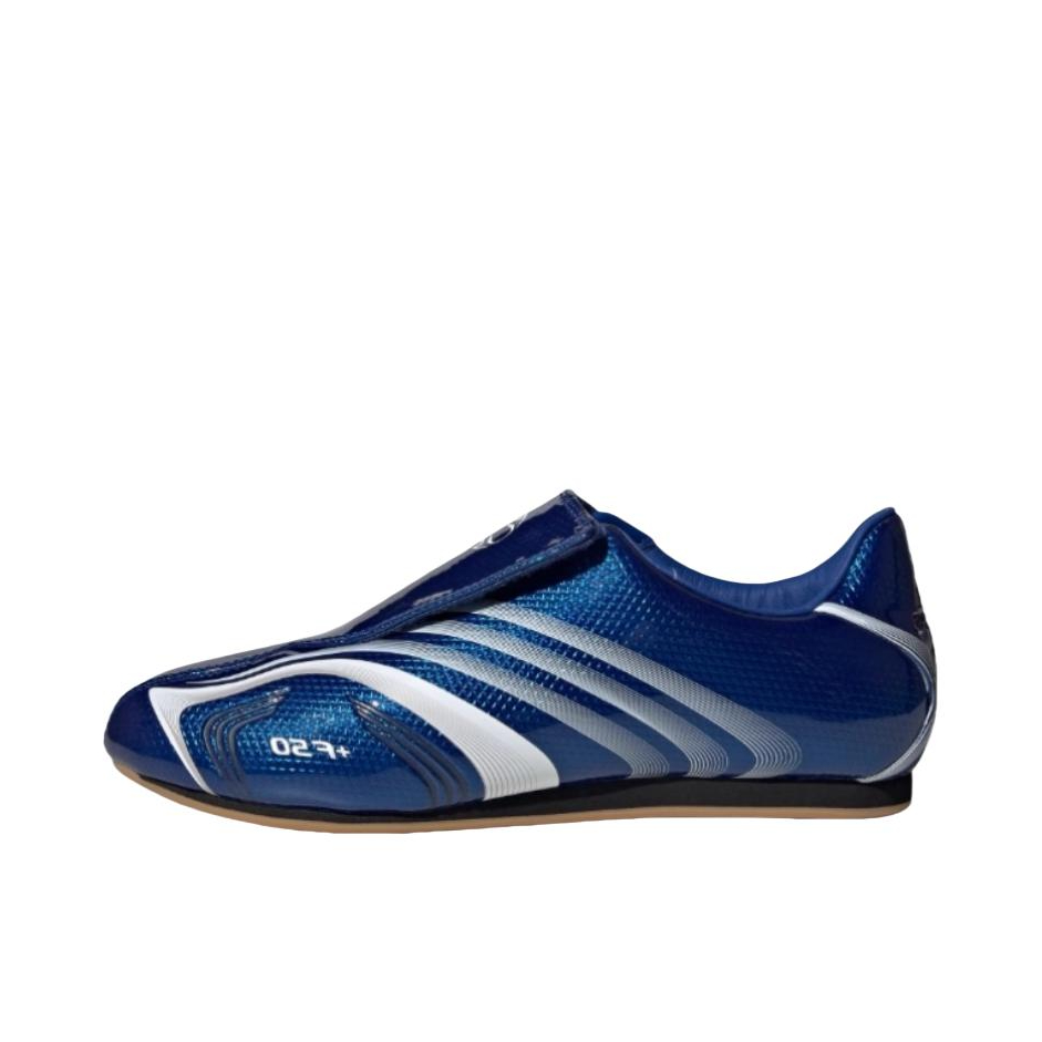 推荐商品：adidas Originals TAEKWONDO F50 薄底鞋 运动休闲鞋 跆拳道低帮 皇家蓝/白色/深蓝色