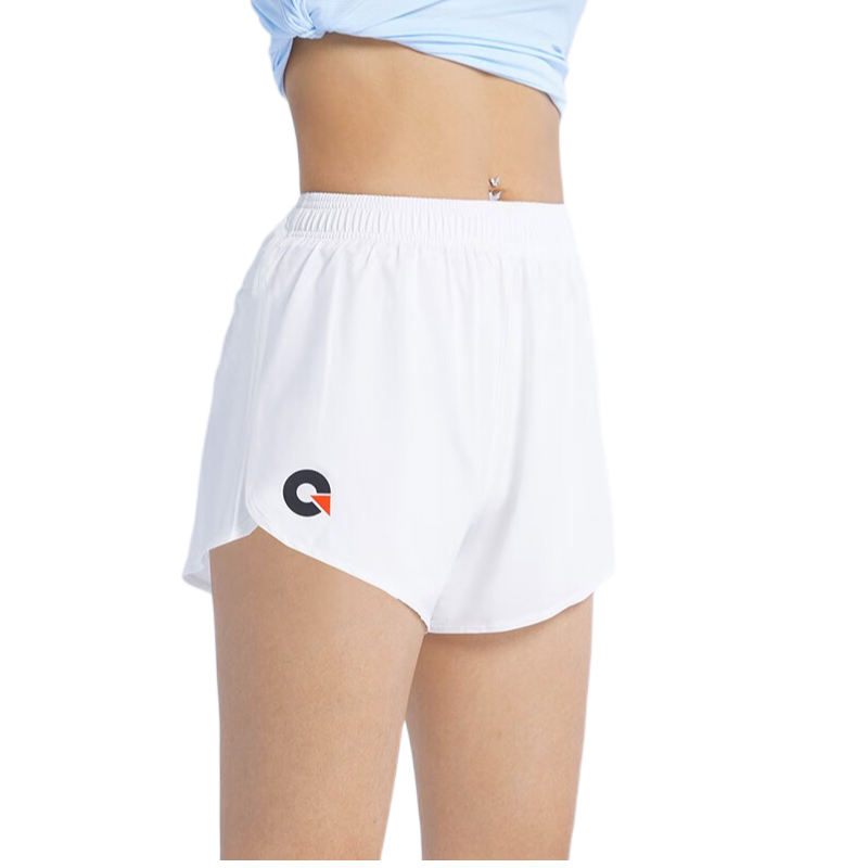 推荐商品：gofind running 透气吸汗速干运动短裤 女装 GSB12181 白