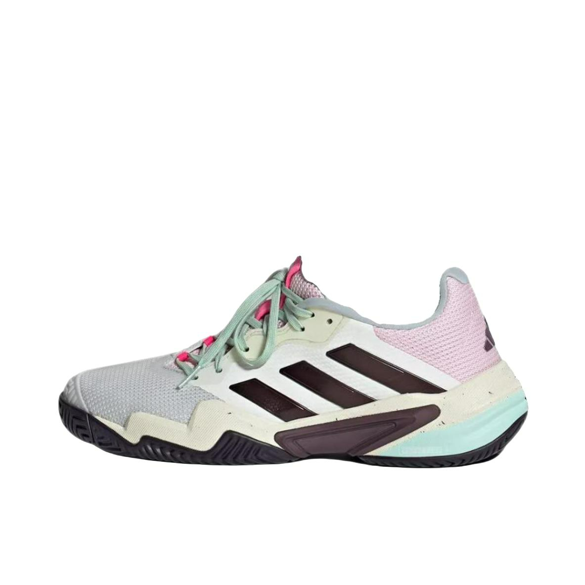 推荐商品：adidas Barricade 13 舒适透气 减震耐磨 贴合 支撑 网球鞋 白色/红色/黑色