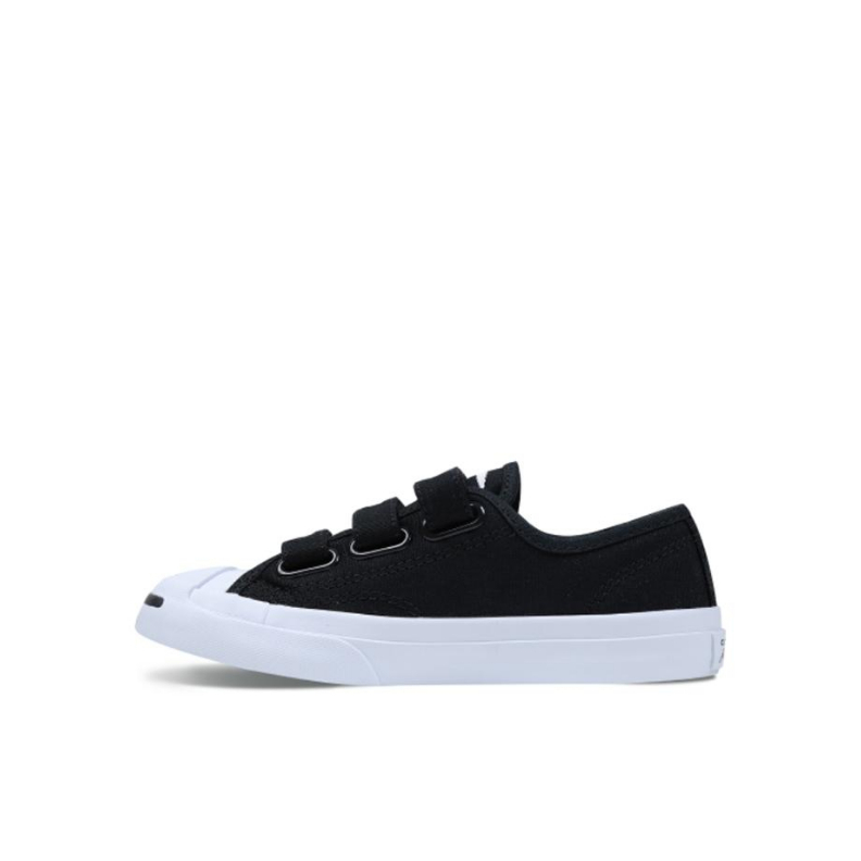 推荐商品：Converse/匡威 Jack Purcell 开口笑 防滑耐磨 休闲 儿童帆布鞋 小童/黑色