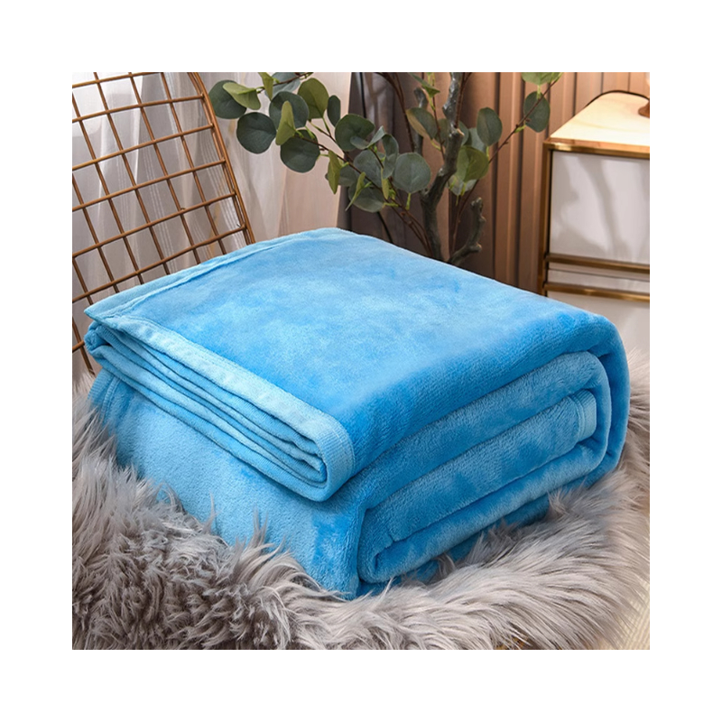推荐商品：花韩韵 珊瑚绒法兰绒 毛毯